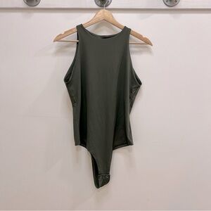 NWT RioRia olive green bodysuit